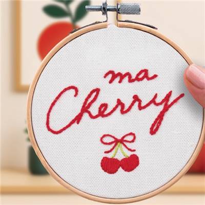 FRENCH'KITS - BRODERIE DCORATIVE - MA CHERRY