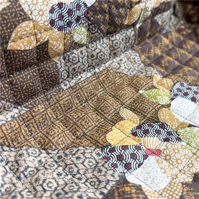 TISSU MATELASSE KURENAI 13100-3C - COTON-POLYESTER  - 110 CM 