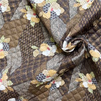 TISSU MATELASSE KURENAI 13100-3C - COTON-POLYESTER  - 110 CM 