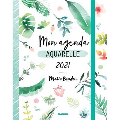 MON AGENDA AQUARELLE 2021