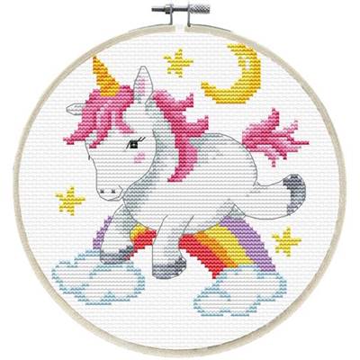 NO COUNT CROSS STITCH - UNICORN FROLIC