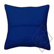 DOS DE COUSSIN BLEU NUIT POUR COUSSIN 40 X 40 CM AVEC FERMETURE