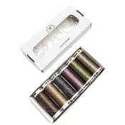 PACK 6 NUANCES METALLISE TRESSE 8 - PASTEL