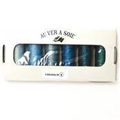 PACK 6 NUANCES METALLISE TRESSE 4 - BLEU ICE