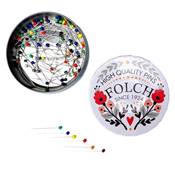 EPINGLES TETE DE VERRE ULTRA RESISTANTES - BOITE 100 PCS - FOLCH