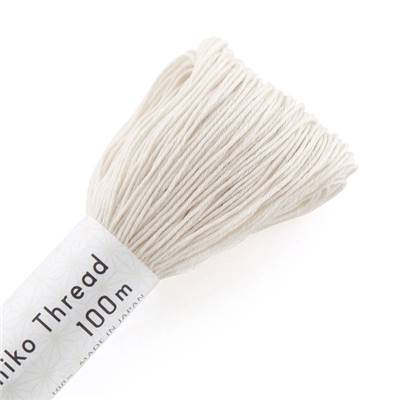 FIL SASHIKO UNI - COL 131 - LIN - LOT DE 3 ECH. DE 100 M