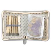 SET AIGUILLES A TRICOTER INTERCH. EN BAMBOU CARRYC LONG - TULIP