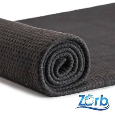 SUPER ABSORBANT ZORB® 3D BAMBOU MD - 150CM - NOIR