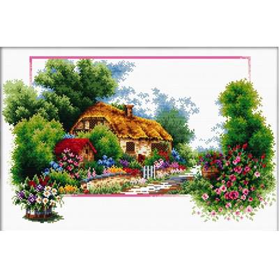 NO COUNT CROSS STITCH - ENGLISH COTTAGE LANE