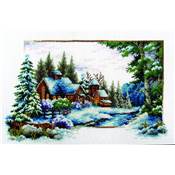 NO COUNT CROSS STITCH - UN HIVER ENNEIGE 