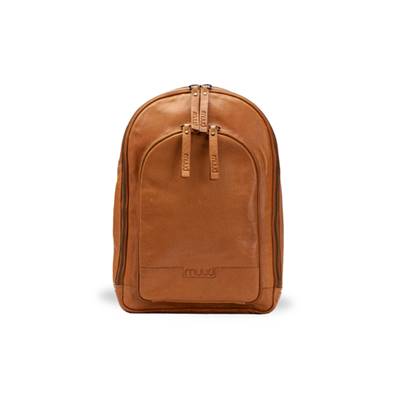 SAC À DOS EN CUIR MUUD - GWEN - WHISKY