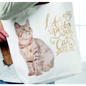 LIVRET DIAMOND DOTZ FREE STYLE EN ANGLAIS - LOVE OF CATS