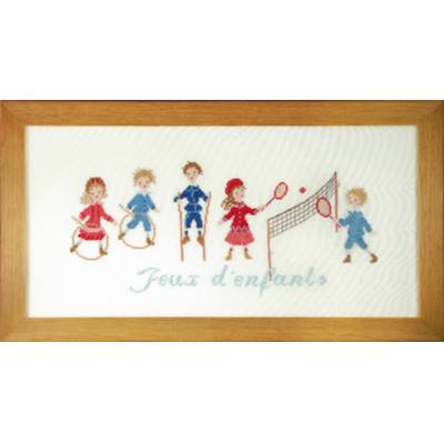 DIAGRAMME POINT DE CROIX ABC COLLECTION - JEUX D'ENFANTS