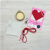 MINI KIT POINT DE CROIX - BE MY VALENTINE