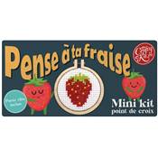 MINI KIT POINT DE CROIX - PENSE A TA FRAISE