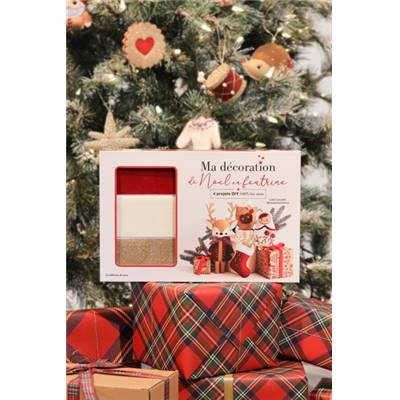COFFRET DECORATION DE NOEL EN FEUTRINE - 4 PROJETS DIY 100% FAIT MAIN