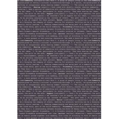 TISSU DASHWOOD STUDIO-GBQ BACK TO BASICS 1602 CHARCOAL-COTON-110 CM