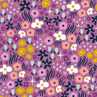 TISSU DASHWOOD STUDIO - MAGICAL MEADOW 2405 - COTON - 110 CM