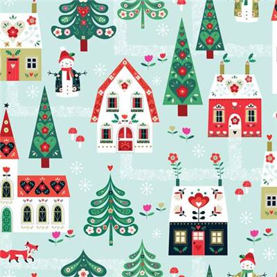 TISSU DASHWOOD STUDIO - NORDIC NOEL 2320 - COTON - 110 CM