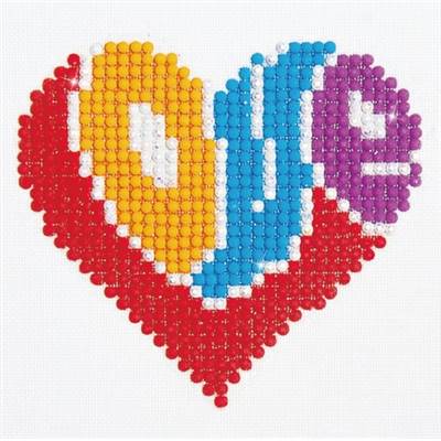 KIT BRODERIE DIAMANT - LOVE