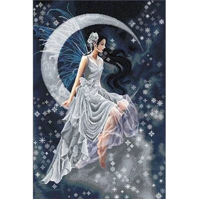 KIT BRODERIE DIAMANT - LA LUNE GLACEE