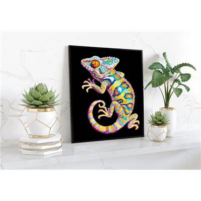 KIT BRODERIE DIAMANT NEON NOIR - PATCHWORK GECKO