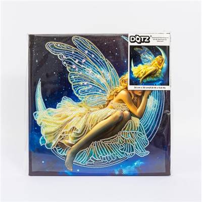 KIT BRODERIE DIAMANT DOTZ - CRESCENT MOON SLUMBER AVEC CADRE