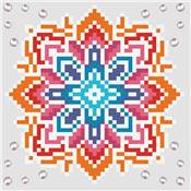 KIT BRODERIE DIAMANT COUSSIN - LES ECLATS DE L'ÉTÉ