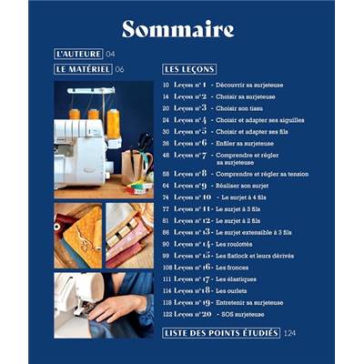 DEVENIR EXPERT : LA SURJETEUSE - 20 LECONS + 5 PROJETS