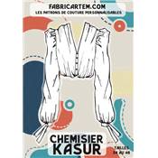 PATRON COUTURE FABRICARTEM - CHEMISIER KASUR