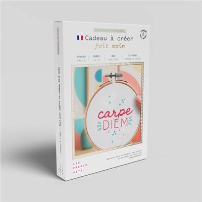 FRENCH'KITS - BRODERIE DÉCORATIVE - CARPE DIEM