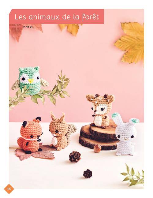 MDS Media Diffusion Livre Adorable mini animaux Atelier crochet 