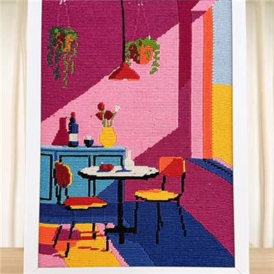 KIT CANEVAS COMPLET - DESSIN 30 X 40 CM - TETE-A-TETE