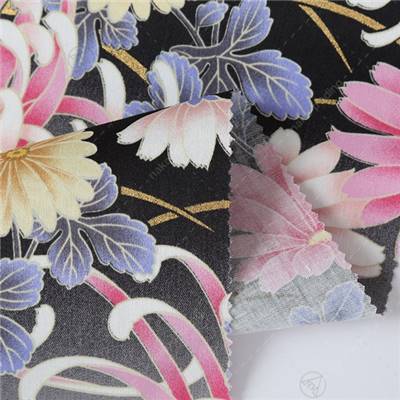 TISSU JAPONAIS NAKA FABRICS - 1400-3A - 100% COTON SATINE - 110 CM