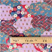 TISSU JAPONAIS NAKA FABRICS - 1750-44B - 100% COTON - 110 CM