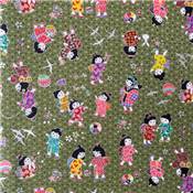 TISSU JAPONAIS NAKA FABRICS - 2000-72C - 100% COTON - 110 CM