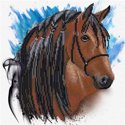 NO COUNT CROSS STITCH - STALLION GROOM