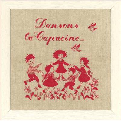 DIAGRAMME POINT DE CROIX ABC COLLECTION - DANSONS LA CAPUCINE MONO