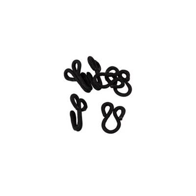 AGRAFES FOURREUR NOIRES - BOITE 100