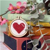 MINI KIT POINT DE CROIX - BE MY VALENTINE