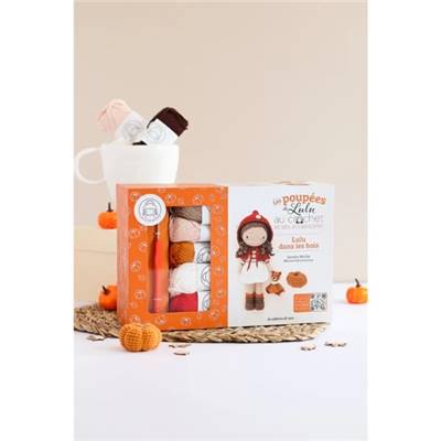 COFFRET LES POUPEES DE LULU AU CROCHET - LULU DANS LES BOIS