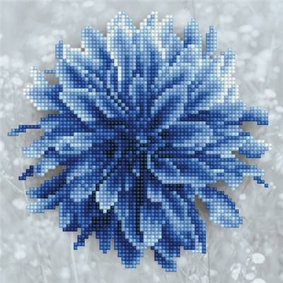 KIT DIAMOND ART DEBUTANT - DAHLIA BLEU
