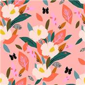 TISSU DASHWOOD STUDIO - BOLD & BLOOM 2050 - VISCOSE - 145 CM