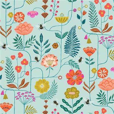 TISSU DASHWOOD STUDIO - FLUTTER 2081 - COTON - 110 CM 