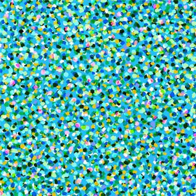TISSU DASHWOOD STUDIO - PARTY SPOT 2230 TURQUOISE - VISCOSE - 145 CM 