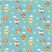 TISSU DASHWOOD STUDIO - SUMMER FUN 2083 - COTON - 110 CM 