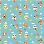 TISSU DASHWOOD STUDIO - SUMMER FUN 2083 - COTON - 110 CM 