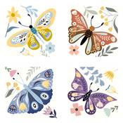 KIT BRODERIE DIAMANT MINI DOTZ - BUTTERFLY MOODS - PACK 4 DESSINS