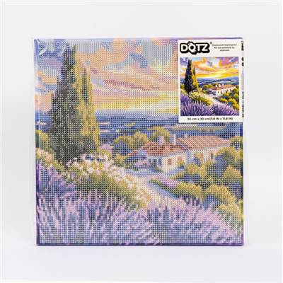 KIT BRODERIE DIAMANT DOTZ - UNDER THE LAVENDER SKY AVEC CADRE