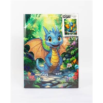 KIT BRODERIE DIAMANT DOTZ - BLUE DRAGON AVEC CADRE
